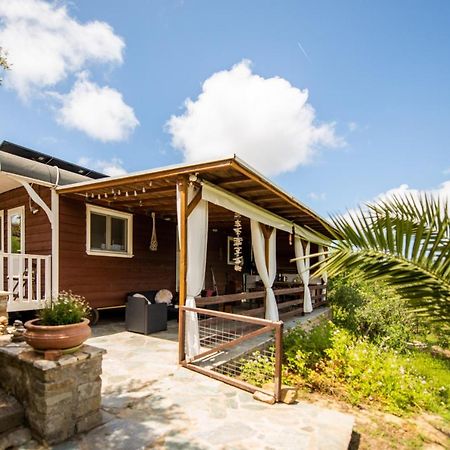 Hakuna Matata Holidays Wooden Lodge With Airco & Pool In Greek Olive Grove Methoni  Bagian luar foto